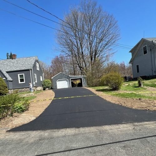 Cooper Paving Specialists fresh paving for a driveway